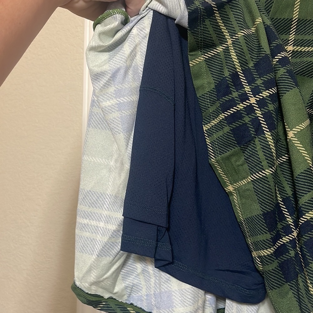 NWT Revolve WeWoreWhat Plaid Tennis Skort in Court Green Multicolored - Picture 5 of 5